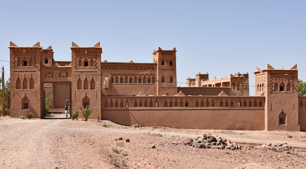 Explore the iconic Kasbah Amridil, a preserved mud-brick fortress in Skoura, Morocco.